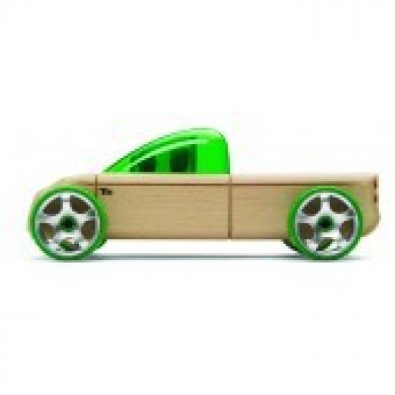 Automoblox T9 pick-up zelený