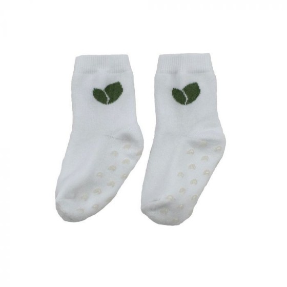 2-balenie detských ponožiek SlumberOrganix ABS, farba biela, veľkosť 6-12 mes.