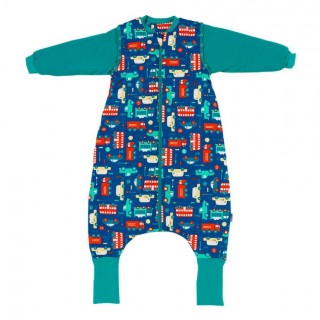 Zimný vak s nožičkami a odopínateľnými rukávmi Autá, 3,5Tog, 3-4roky/110 cm