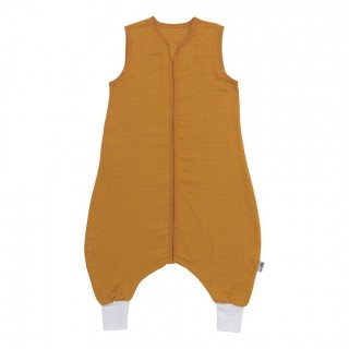 Extra letný mušelínový vak s nožičkami Okrový 0,5 Tog, 24-36 mes./100cm